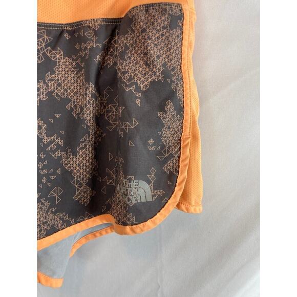 The North Face Orange and Grey Running Shorts Size XS - Picture 2 of 6
